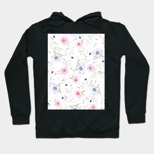 Flower & Roses Background Hoodie